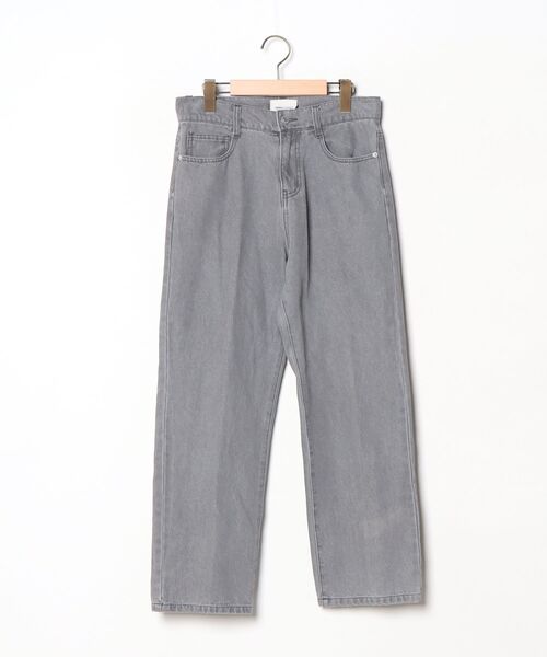 【美品】ボーダーズアットバルコニー デニムパンツ グレー EMMA CLOTHES（エマクローズ） デニムパンツ - グレー メンズ