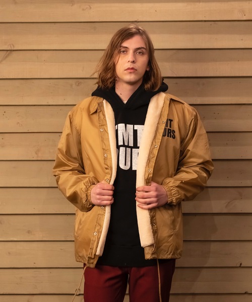 TMT コーチジャケット X-LARGE バーガンディー メンズ : ZOZOTOWN