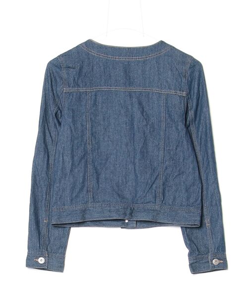 「NATURAL BEAUTY BASIC」 デニムジャケット SMALL ブルー レディース_画像2