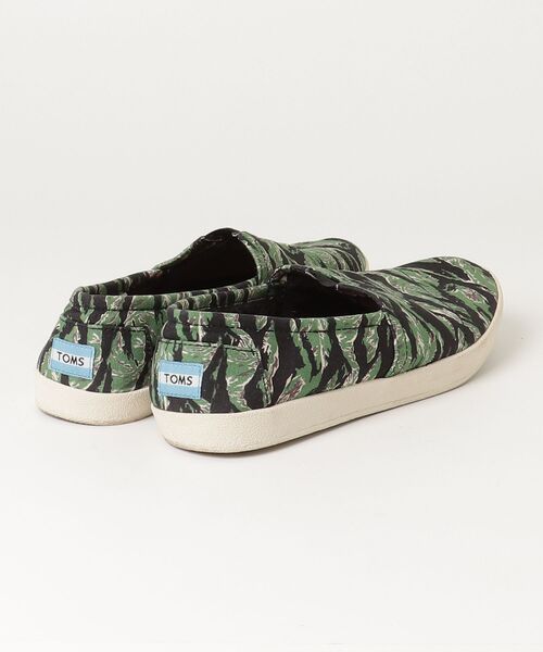 「TOMS」 スリッポン 27.5cm グリーン メンズ_画像2