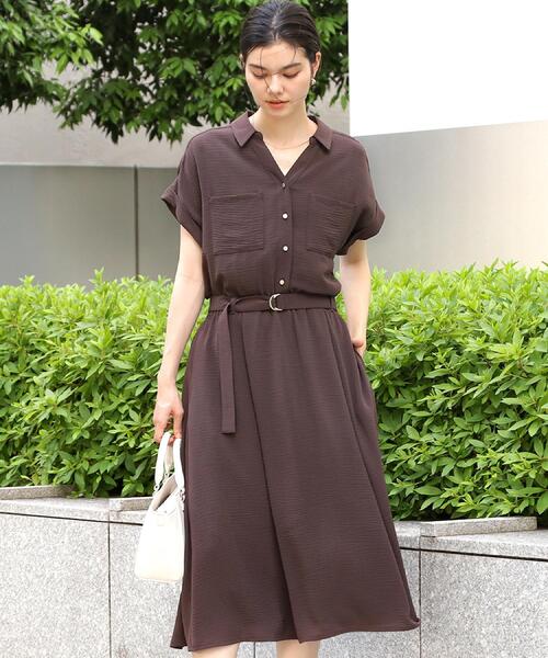 THE SHOP TK ワンピース 半袖 「S-XL/ひんやり/防しわ」欲しいが詰まっ