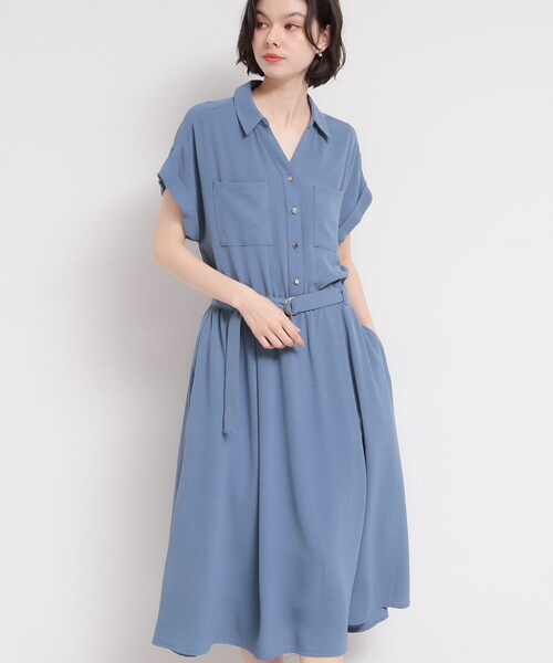 半袖ワンピース THE SHOP TK ワンピース 半袖 「S-XL/ひんやり/防しわ」欲しいが詰まっ