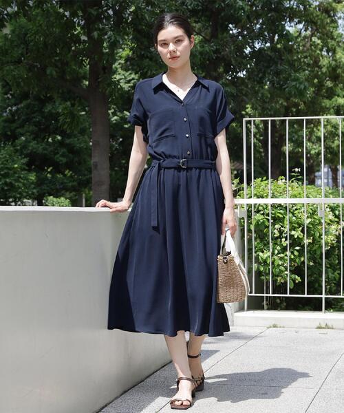 THE SHOP TK ワンピース 半袖 「S-XL/ひんやり/防しわ」欲しいが詰まっ