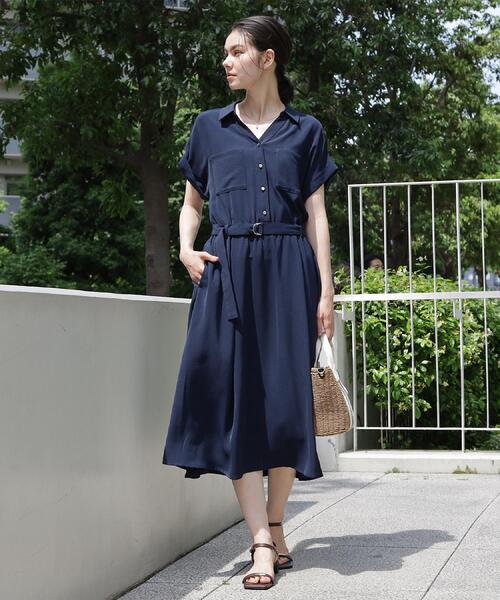 THE SHOP TK ワンピース 半袖 「S-XL/ひんやり/防しわ」欲しいが詰まっ