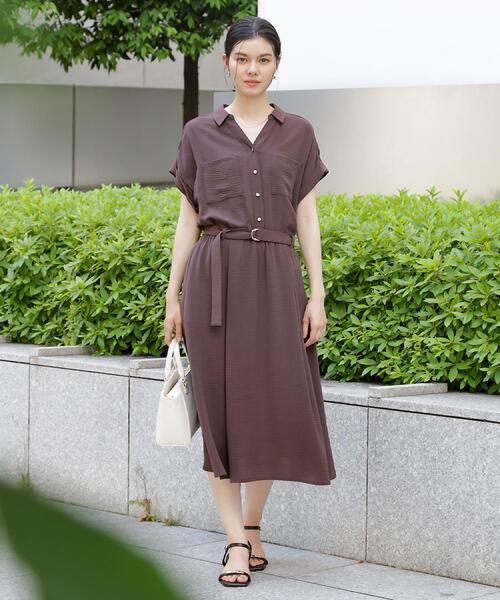 THE SHOP TK ワンピース 半袖 「S-XL/ひんやり/防しわ」欲しいが詰まっ