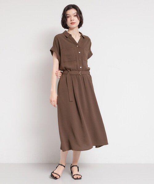 THE SHOP TK ワンピース 半袖 「S-XL/ひんやり/防しわ」欲しいが詰まっ