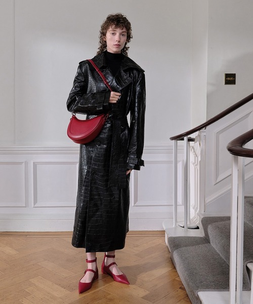 「CHARLES & KEITH」 ショルダーバッグ S ダークブラック レディース_画像5