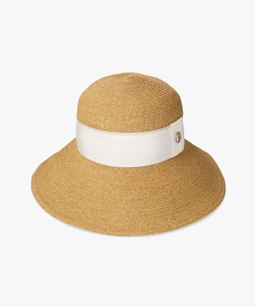 「Chapeau d' O」 ストローハット S(56cm) ブラック レディース_画像6