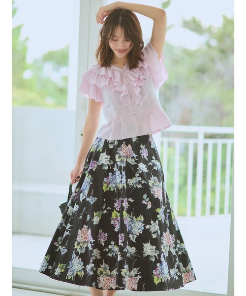 タグ付き 未使用 レオナール シルク100% 花柄 スカート 総柄 M TOCCA（トッカ） スカート HYDRANGEA PRISM スカート : ZOZOTOWN Yahoo