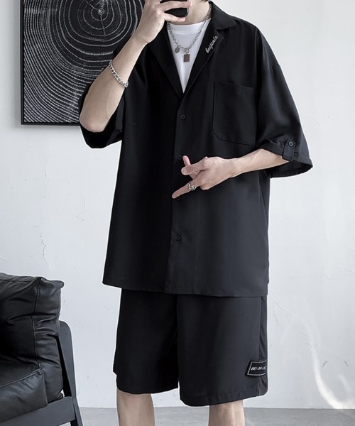 KELVIN セットアップ Relax Open Collar Set Up リラックスオープン