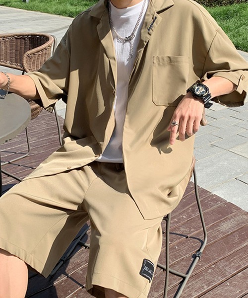KELVIN セットアップ Relax Open Collar Set Up リラックスオープン