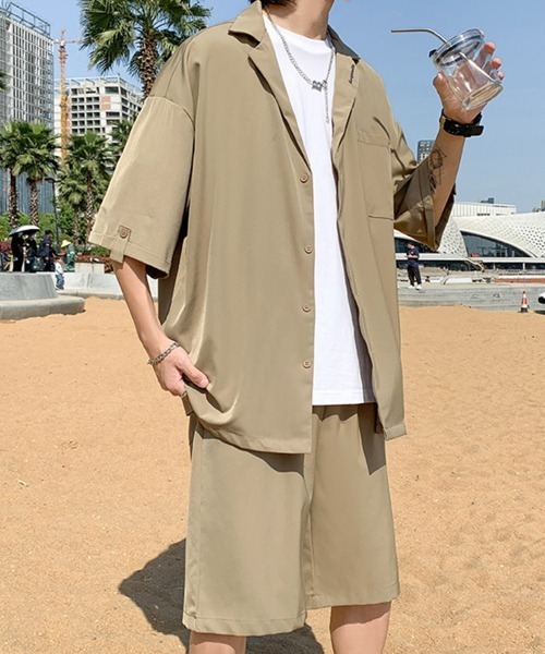 KELVIN セットアップ Relax Open Collar Set Up リラックスオープン