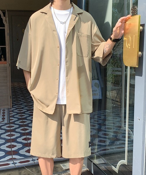 KELVIN セットアップ Relax Open Collar Set Up リラックスオープン