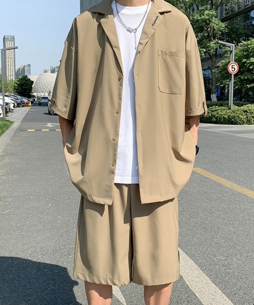 KELVIN セットアップ Relax Open Collar Set Up リラックスオープン
