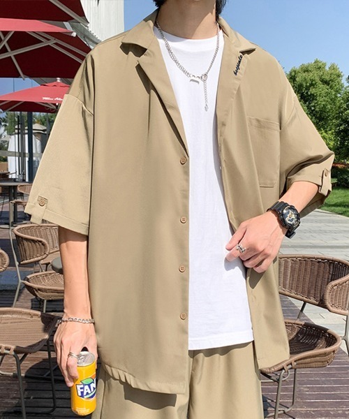 KELVIN セットアップ Relax Open Collar Set Up リラックスオープン