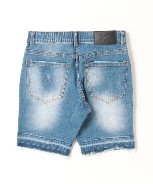 「adamsJUGGLER」 「trade mark」ショートパンツ S インディゴブルー メンズ_画像2