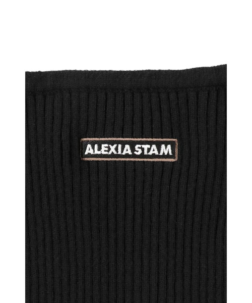 「ALEXIA STAM」 ニットカーディガン M ブラック レディース_画像5