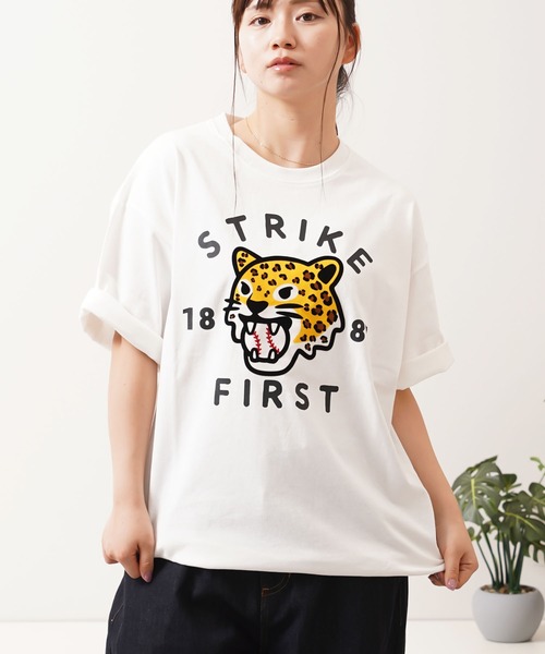 tシャツ アニマルフロッキー プリント Tシャツ / Animal Frocky Print