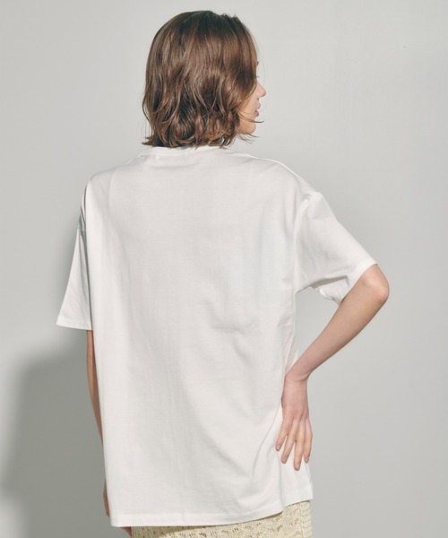 「PUBLIC TOKYO」 半袖Tシャツ FREE オレンジ レディース_画像2