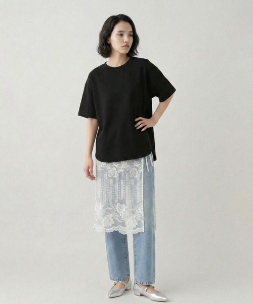 tシャツ 半袖 ジョーゼットプルオーバー半袖/658165 レディース | GLOBAL WORK | 10