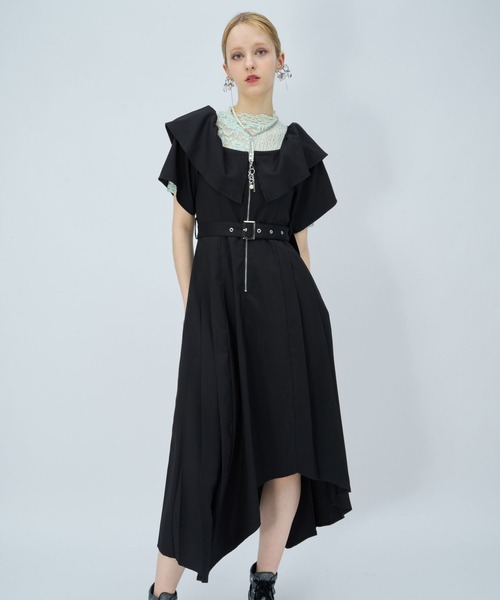 HARE（ハレ） ワンピース 半袖 2WAYオフショルイレヘムワンピース(HARE