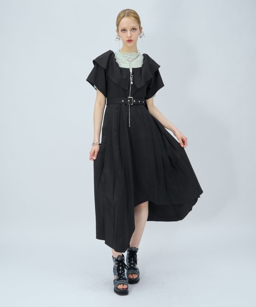HARE（ハレ） ワンピース 半袖 2WAYオフショルイレヘムワンピース(HARE