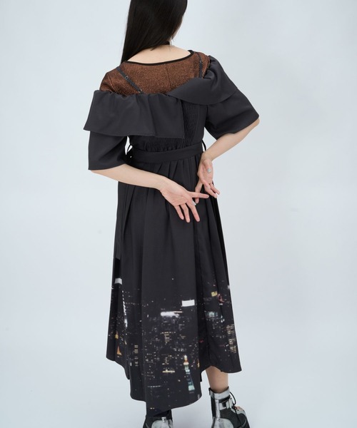 HARE（ハレ） ワンピース 半袖 2WAYオフショルイレヘムワンピース(HARE