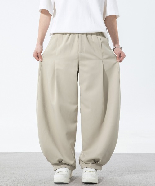「JOHNNY WOLF」 スラックス M ブラック メンズ_画像3