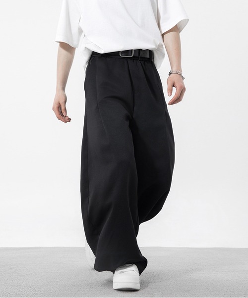 「JOHNNY WOLF」 スラックス M ブラック メンズ_画像9
