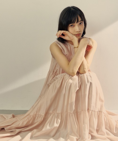 YOKO CHAN（ヨーコチャン） ノースリーブワンピース 36 ブラック