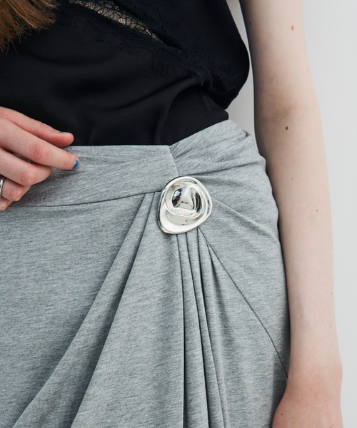 JOSE MOON（ジョゼムーン） ロング スカート 「SIGNATURE PIN」DRAPE