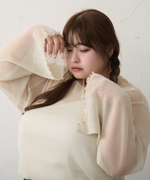 「Louiosy」 長袖カットソー X-LARGE ブラック系その他 レディース_画像3