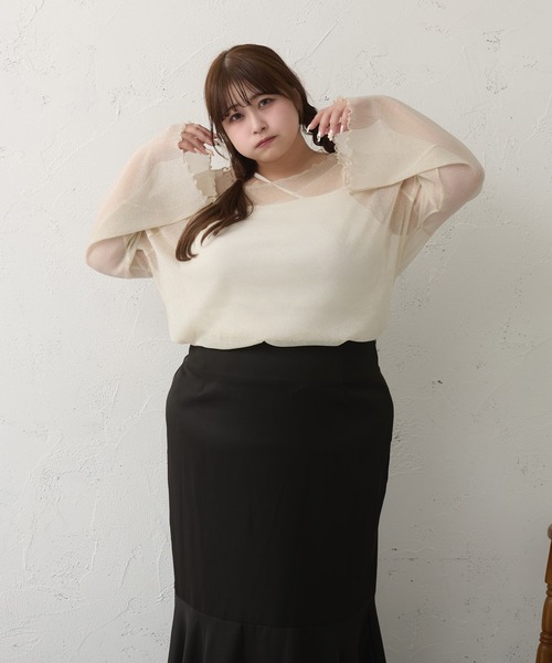 「Louiosy」 長袖カットソー X-LARGE ブラック系その他 レディース_画像6