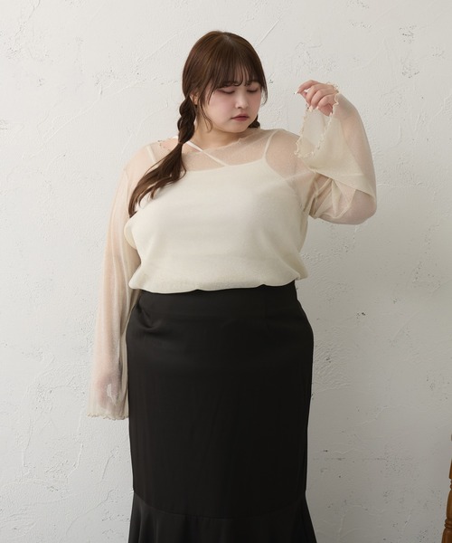 「Louiosy」 長袖カットソー X-LARGE ブラック系その他 レディース_画像7