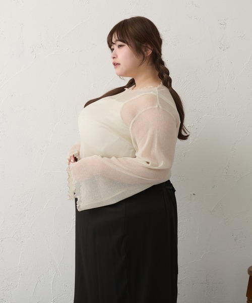 「Louiosy」 長袖カットソー X-LARGE ブラック系その他 レディース_画像9