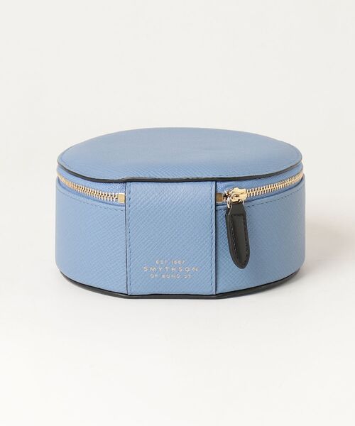 「Smythson」 ポーチ - ブルー レディース_画像2