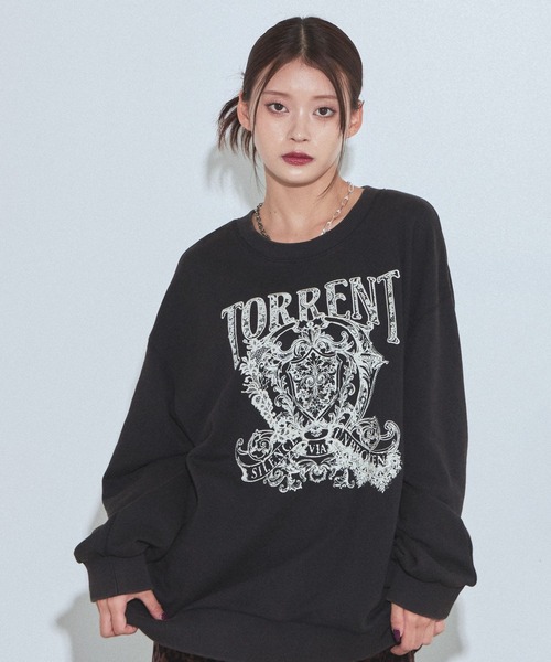 PAGEBOY（ページボーイ） トレーナー スウェット レースカレッジ