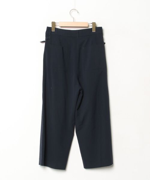 「HELIOPOLE」 クロップドパンツ 34 ネイビー レディース_画像2