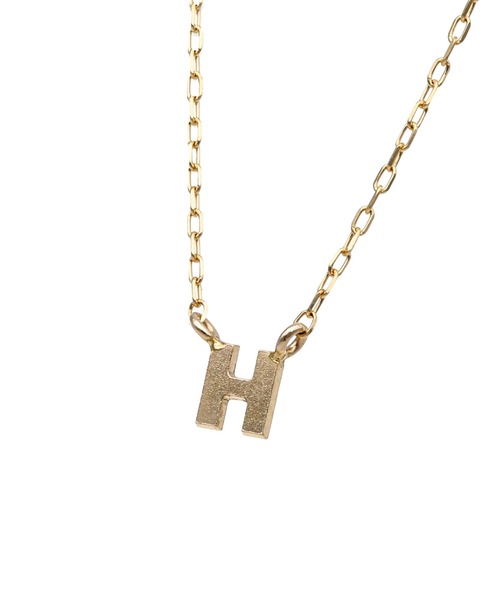 Jewel closet by L&Co. ネックレス K10 イニシャル ネックレス