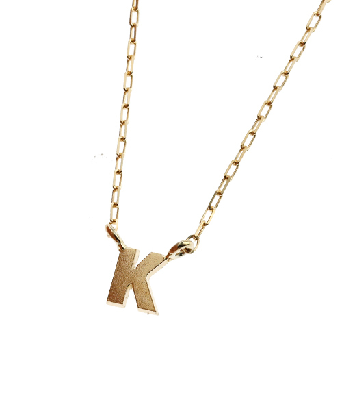 Jewel Closet by L&CO ジュエルクローゼット K10 Jewel closet by L&Co. ネックレス K10 イニシャル ネックレス