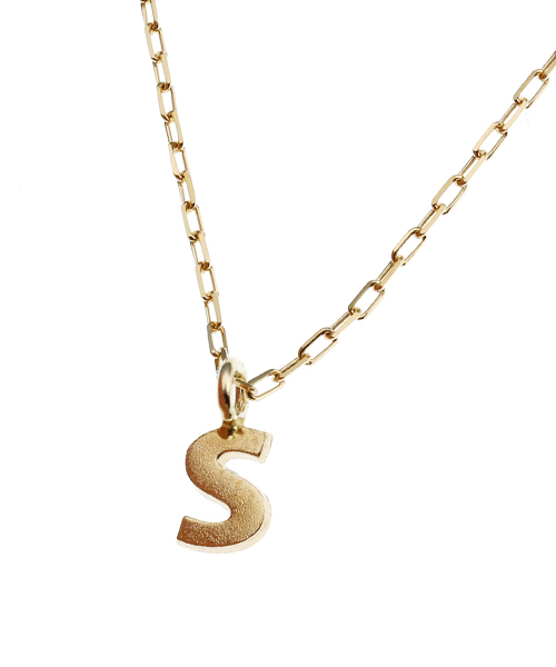 Jewel closet by L&Co. ネックレス K10 イニシャル ネックレス