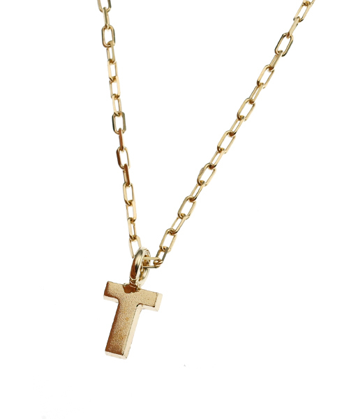 Jewel closet by L&Co. ネックレス K10 イニシャル ネックレス