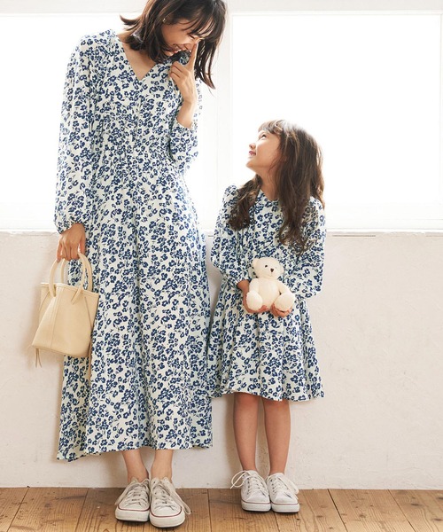 ワンピース キッズ 親子お揃いシルエットフラワーワンピース Zozotown Paypayモール店 通販 Paypayモール