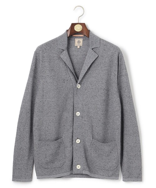 イズケイ様 ジェイプレス　ニットジャケット　テーラードジャケット　カーディガン HYBRID LINEN】ニットジャケット