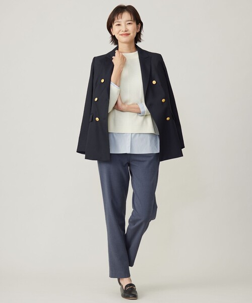 ジャケット テーラードジャケット オックス ダブル レディース