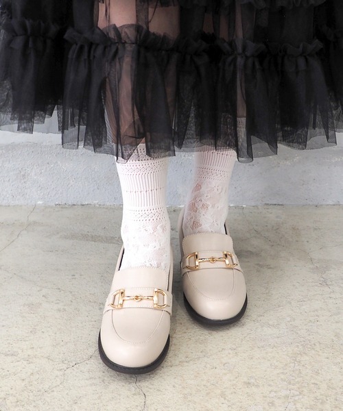 byあしながおじさん ローファー ビットローファーパンプス 8710513 