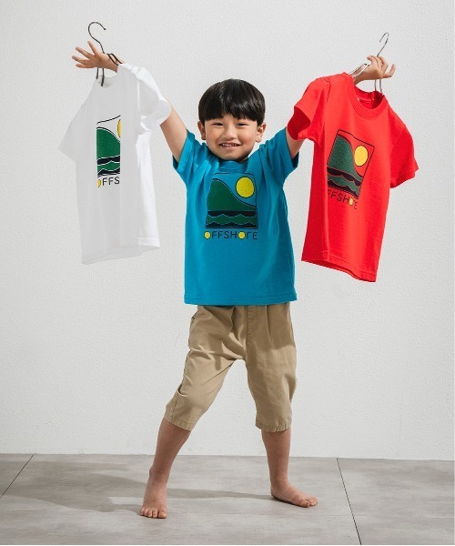 OFFSHORE（オフショア） tシャツ OS LOGO KIDS TEE/オフショアキッズ