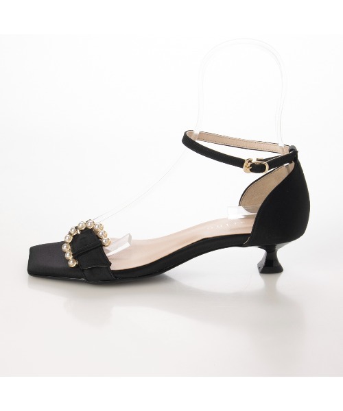 carino（カリーノ） サンダル パールバックルアンクルベルトサンダル