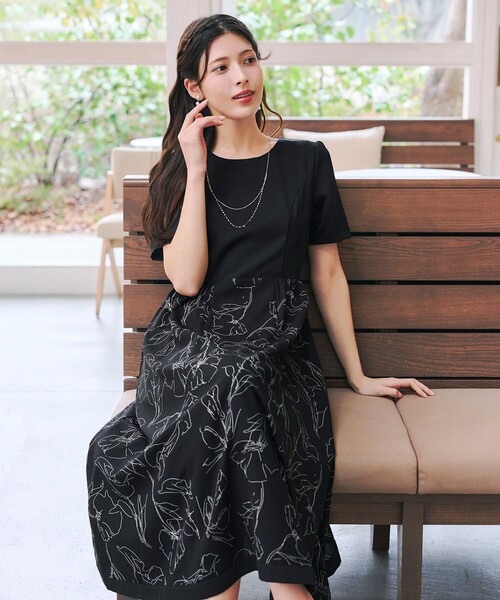 Tiaclasse ワンピース 「大きいサイズ」「小倉優子さん着用