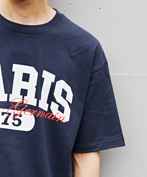 tシャツ 「Paris Saint-Germain」バーシティロゴプリント T